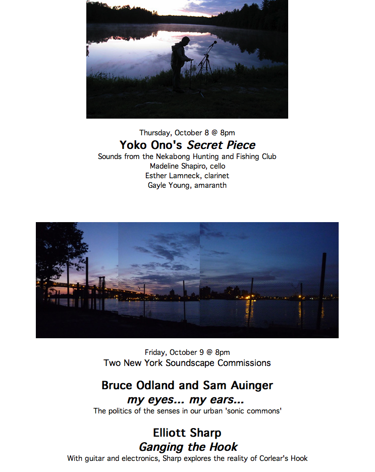 Oct 9 Concerts